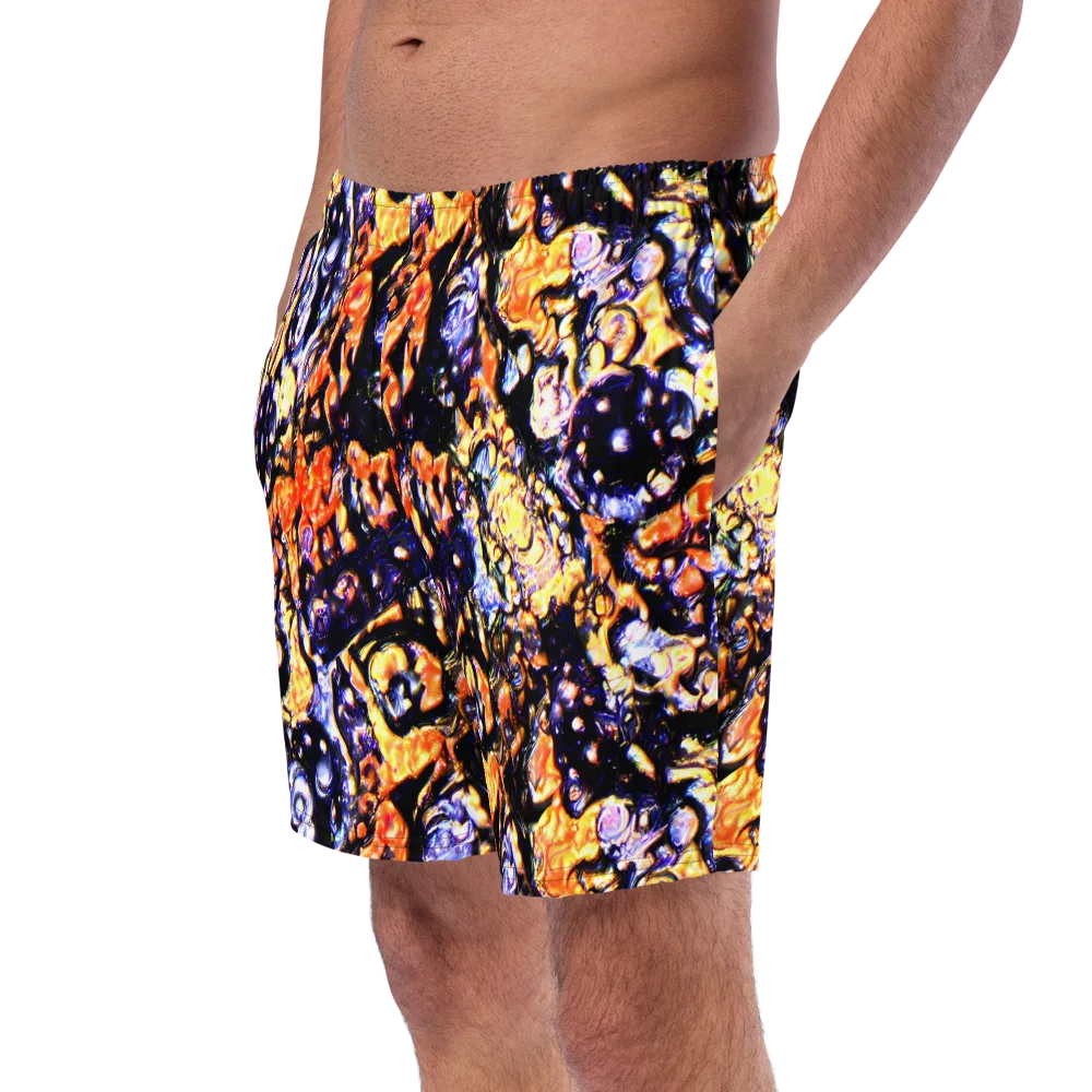 Inferno Bloom on Swim Trunks — Left Front