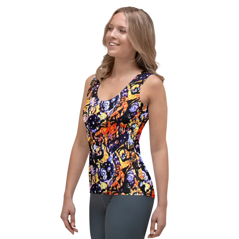 Inferno Bloom on Women's Tank Top — Left Front
