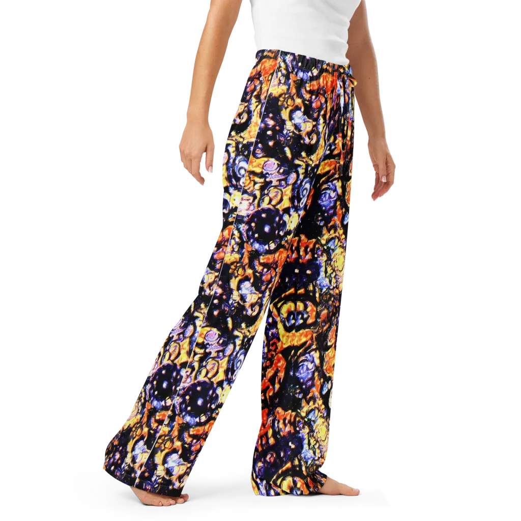 Inferno Bloom on Women's Pajama Pants — Right Front