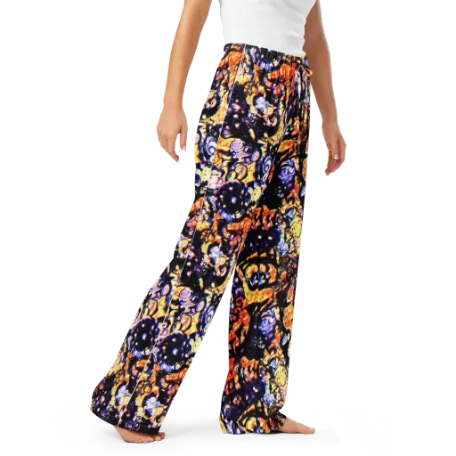 Inferno Bloom on a Women's Pajama Pants