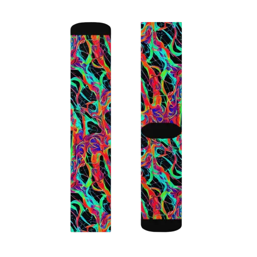Fluorescent Rapture on a Socks