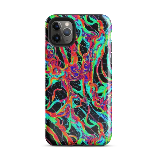 Fluorescent Rapture on a Tough Case for iPhone®