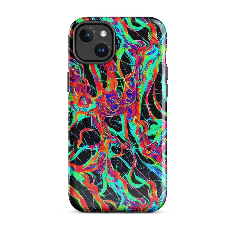 Fluorescent Rapture on MagSafe Tough Case for iPhone® — Front