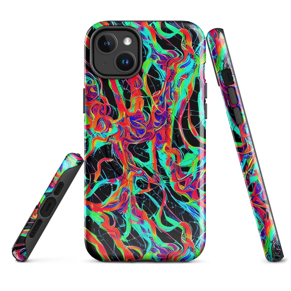Fluorescent Rapture on MagSafe Tough Case for iPhone® — Front