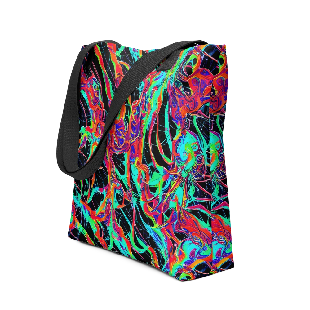 Fluorescent Rapture on Tote Bag — Front