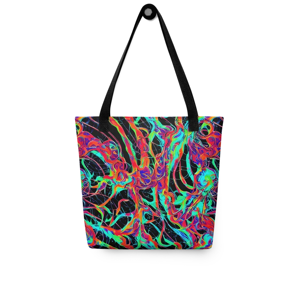 Fluorescent Rapture on Tote Bag — Front