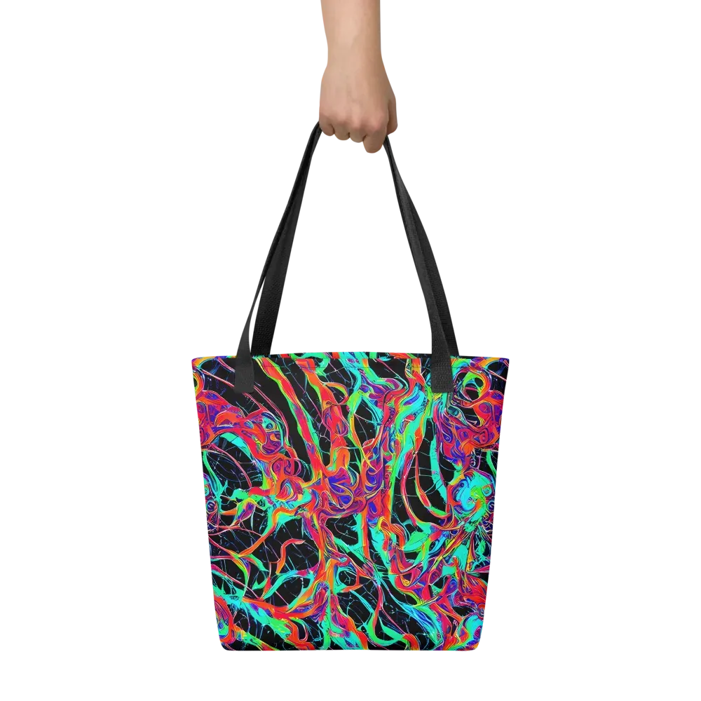 Fluorescent Rapture on Tote Bag — Front