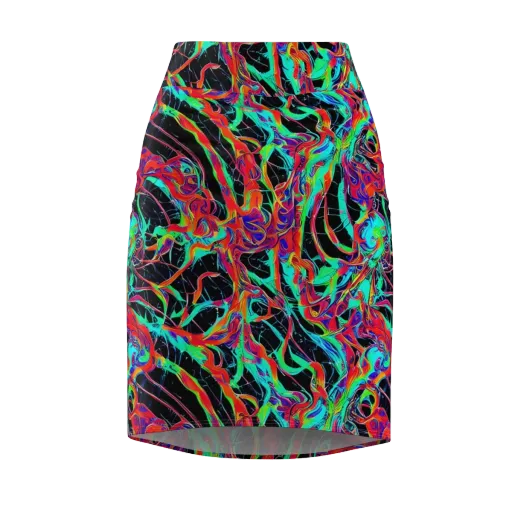 Fluorescent Rapture on a Pencil Skirt