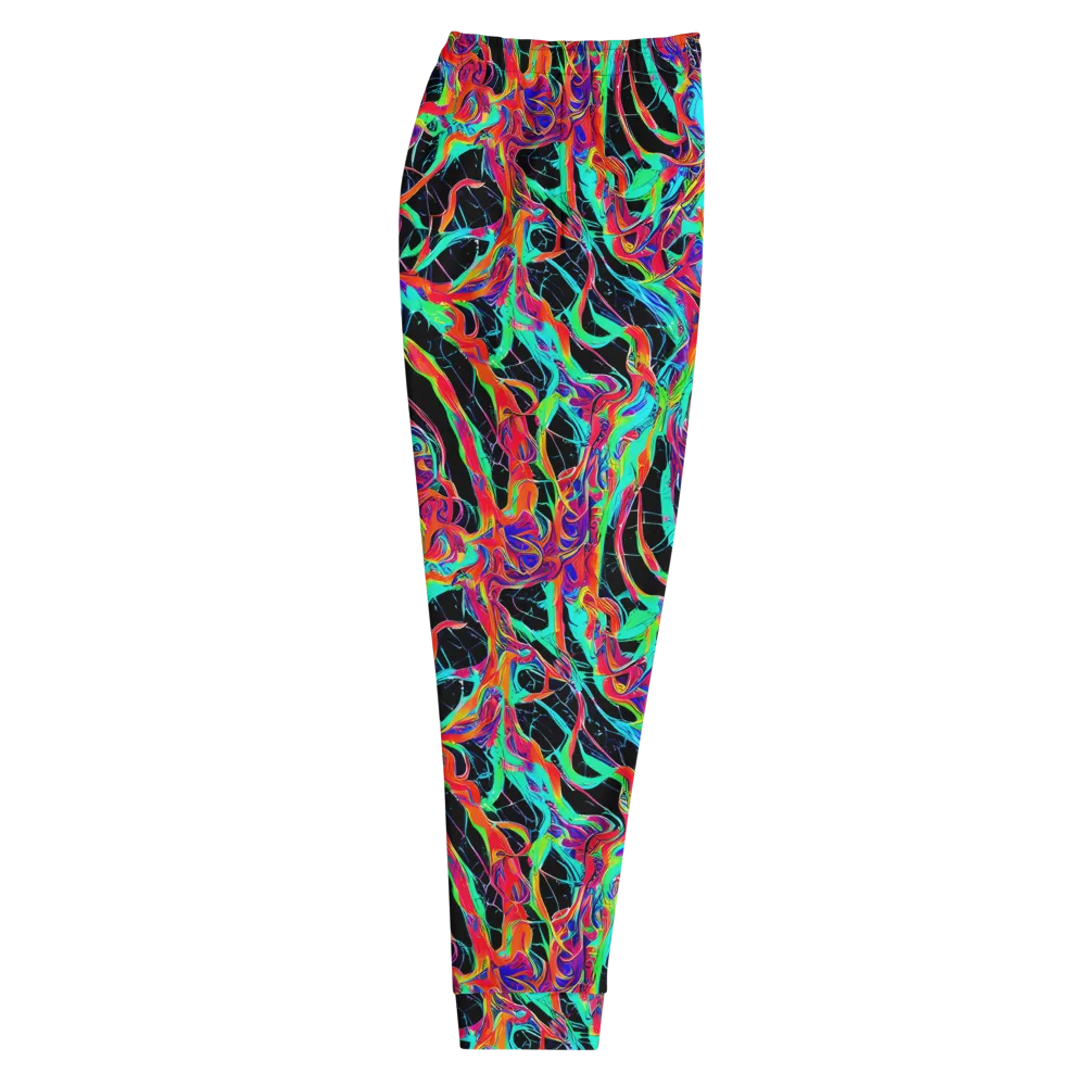 Fluorescent Rapture on Men's Joggers — Right