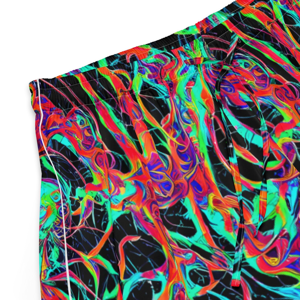Fluorescent Rapture on Women's Pajama Shorts — Product details