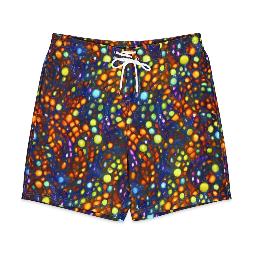 Electric Pebble on Men's Board Shorts — Front