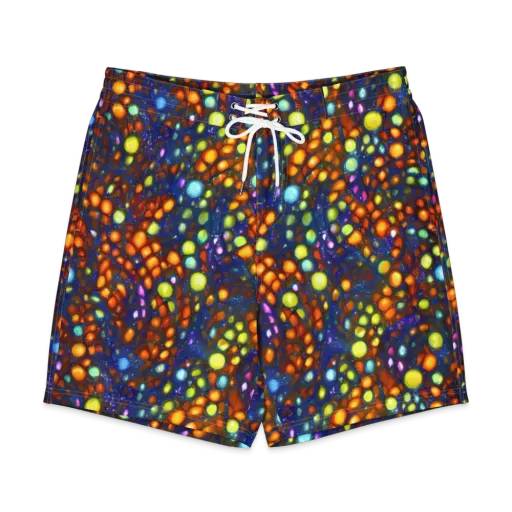 Electric Pebble on a Men's Board Shorts