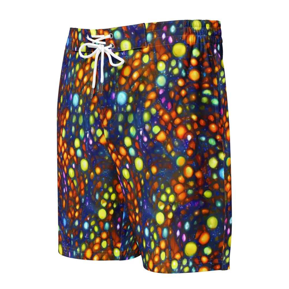 Electric Pebble on Men's Board Shorts — Front