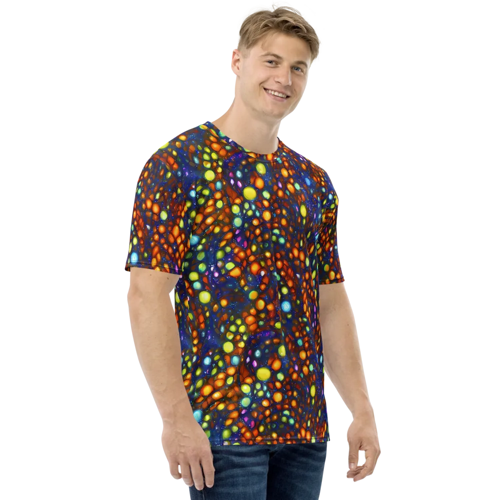 Electric Pebble on Men's Crew Neck T-Shirt — Right