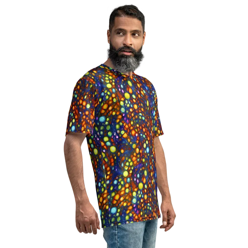Electric Pebble on Men's Crew Neck T-Shirt — Right