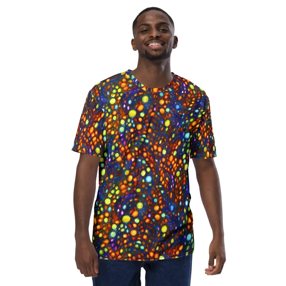 Electric Pebble on Men's Crew Neck T-Shirt — Front