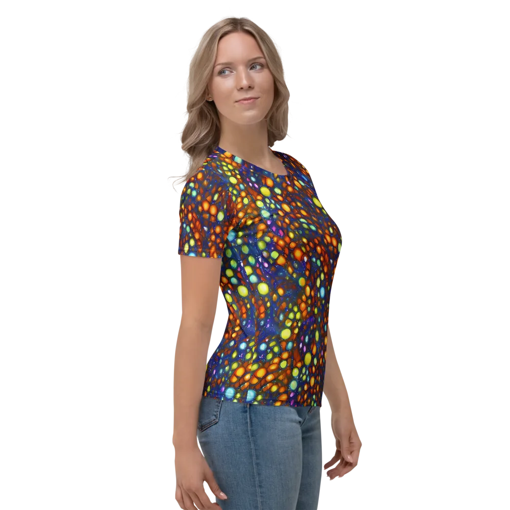 Electric Pebble on Women's Crew Neck T-Shirt — Right