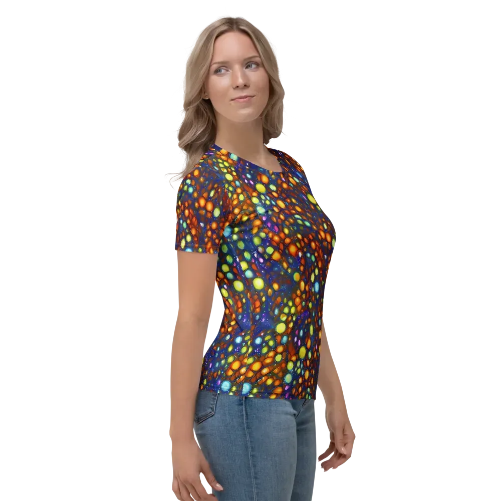 Electric Pebble on Women's Crew Neck T-Shirt — Right