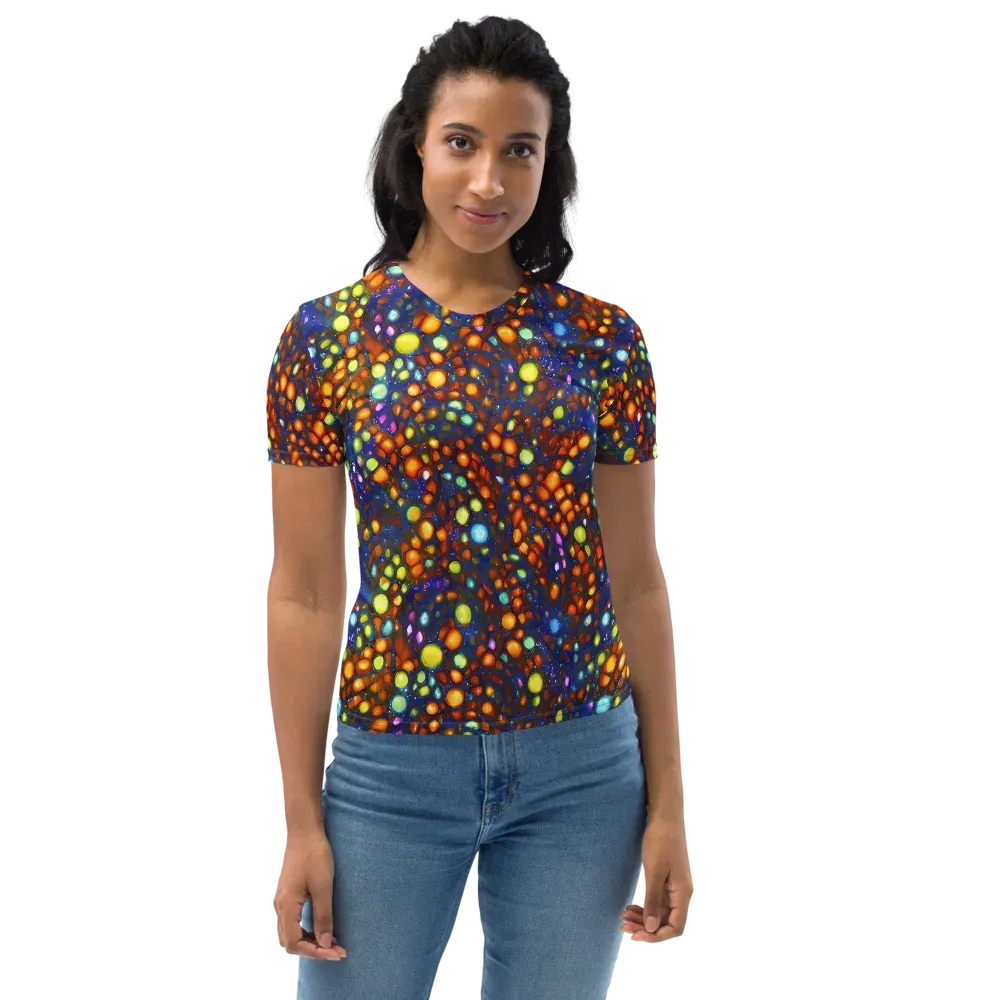Electric Pebble on Women's Crew Neck T-Shirt — Front