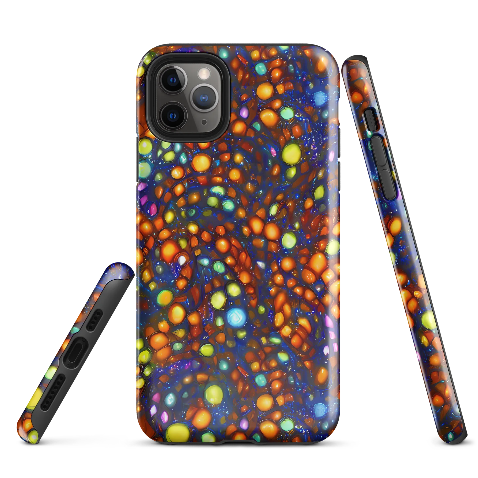 Electric Pebble on Tough Case for iPhone® — Front