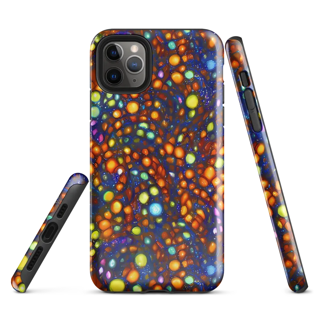 Electric Pebble on Tough Case for iPhone® — Front