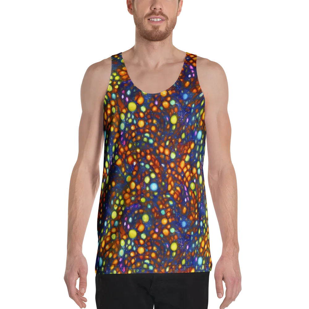 Electric Pebble on Men's Tank Top — Front
