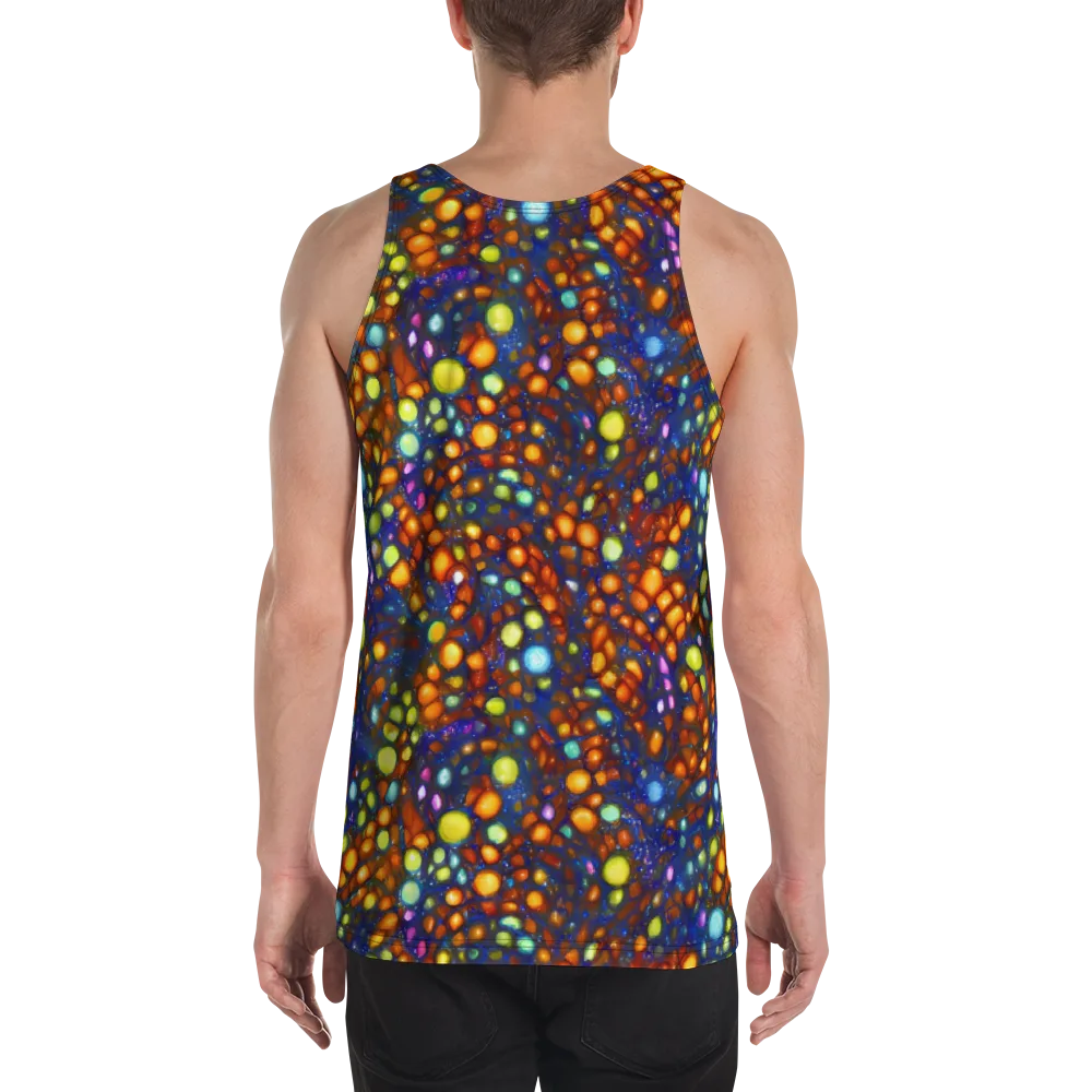 Electric Pebble on Men's Tank Top — Back