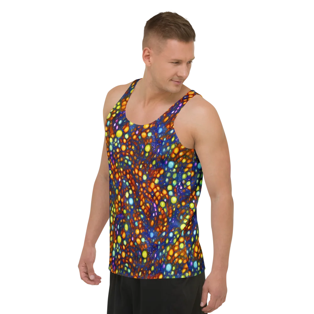 Electric Pebble on Men's Tank Top — Left Front
