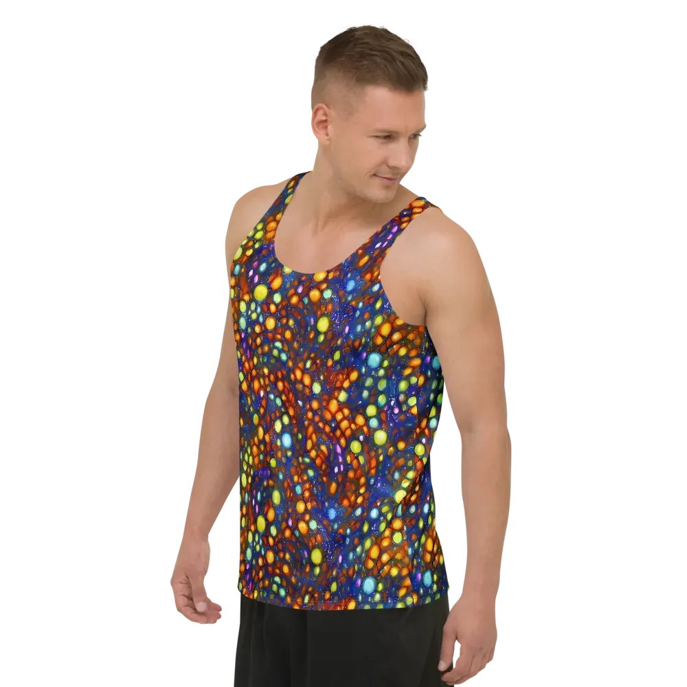 Electric Pebble on Men's Tank Top — Left Front