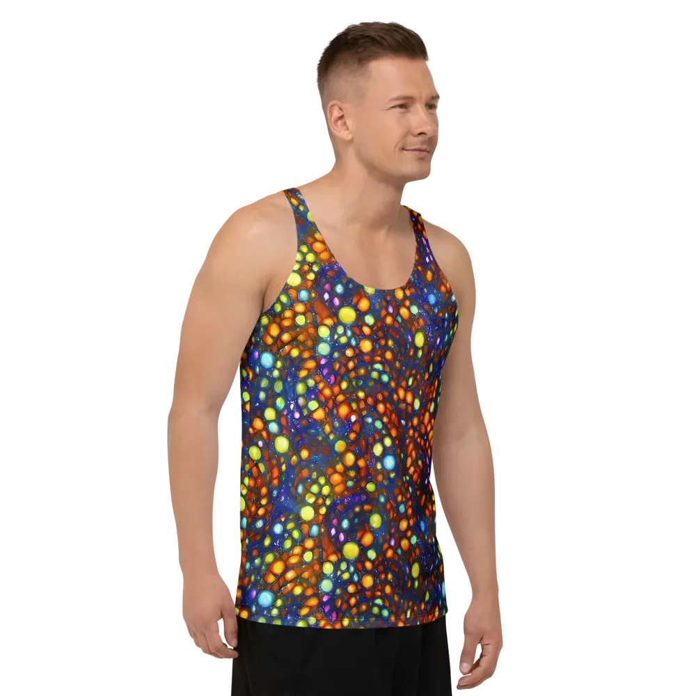 Electric Pebble on Men's Tank Top — Right Front
