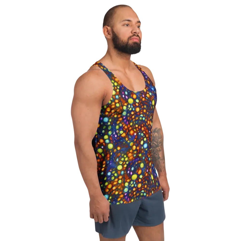 Electric Pebble on Men's Tank Top — Right Front