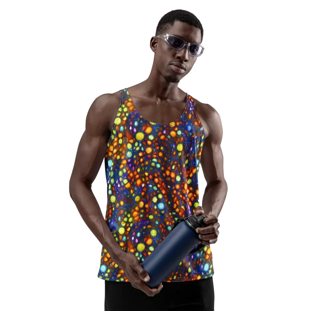 Electric Pebble on Men's Tank Top — Front
