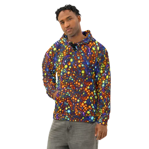 Electric Pebble on a Cotton Hoodie