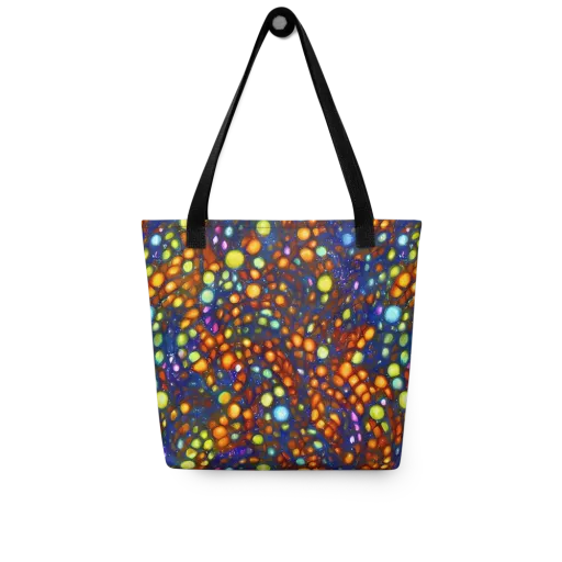 Electric Pebble on a Tote Bag
