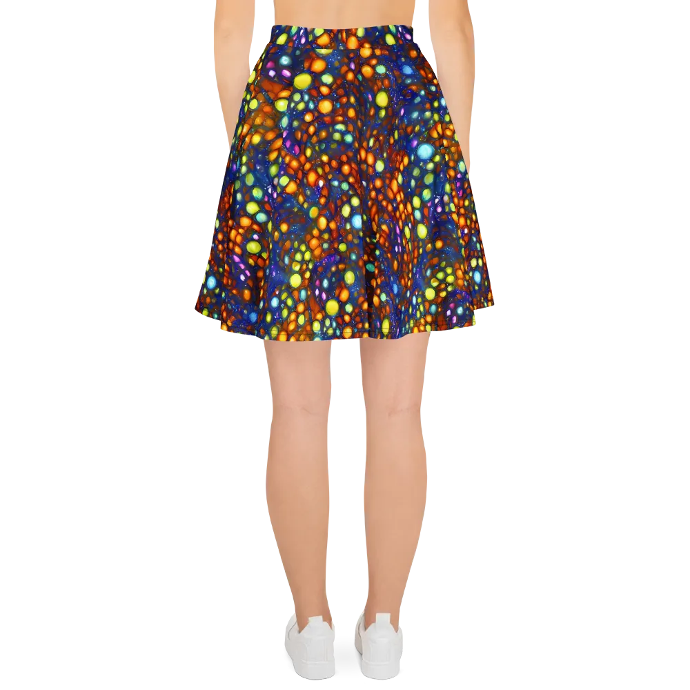 Electric Pebble on Skater Skirt — Back