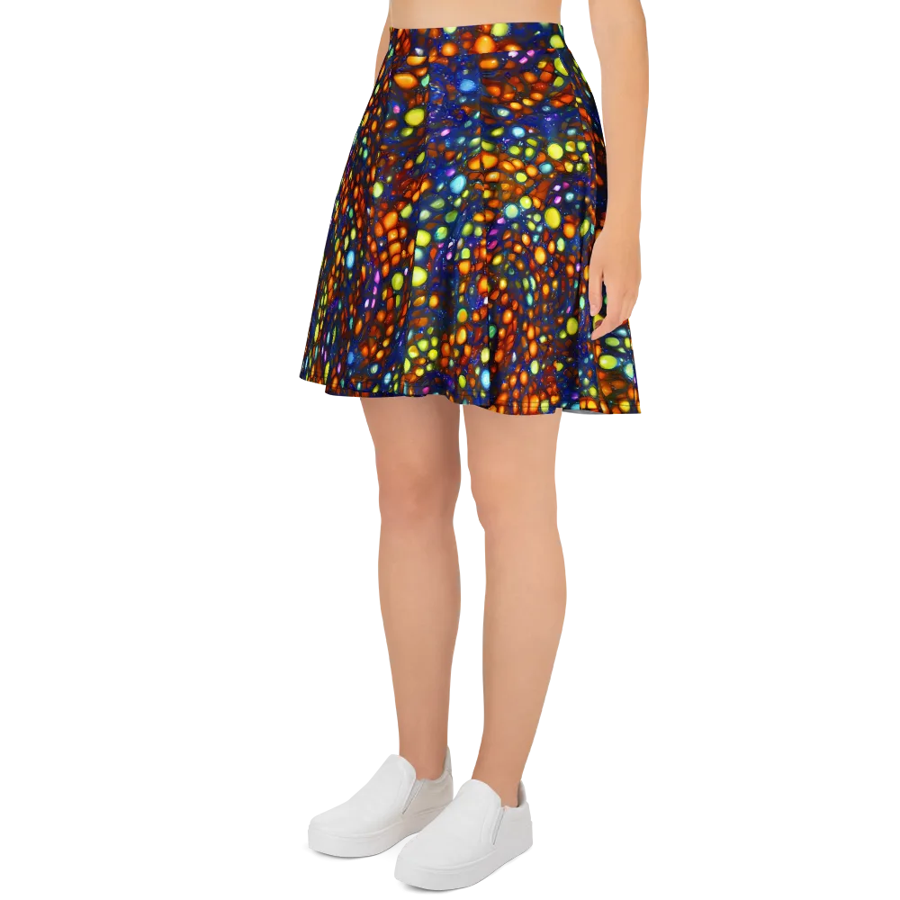 Electric Pebble on Skater Skirt — Left