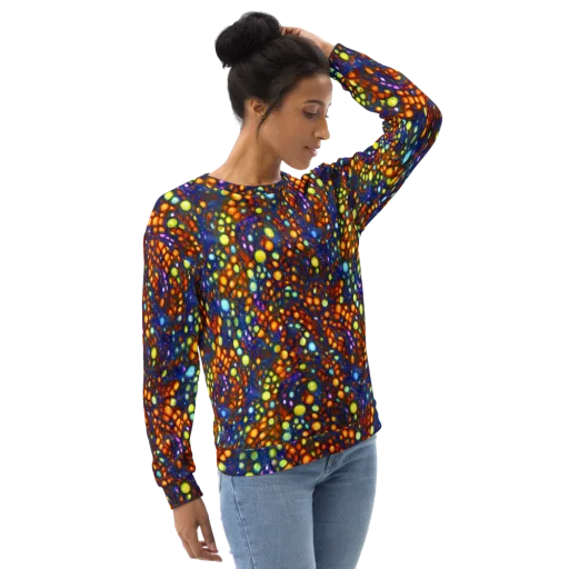 Electric Pebble on a Sweatshirt