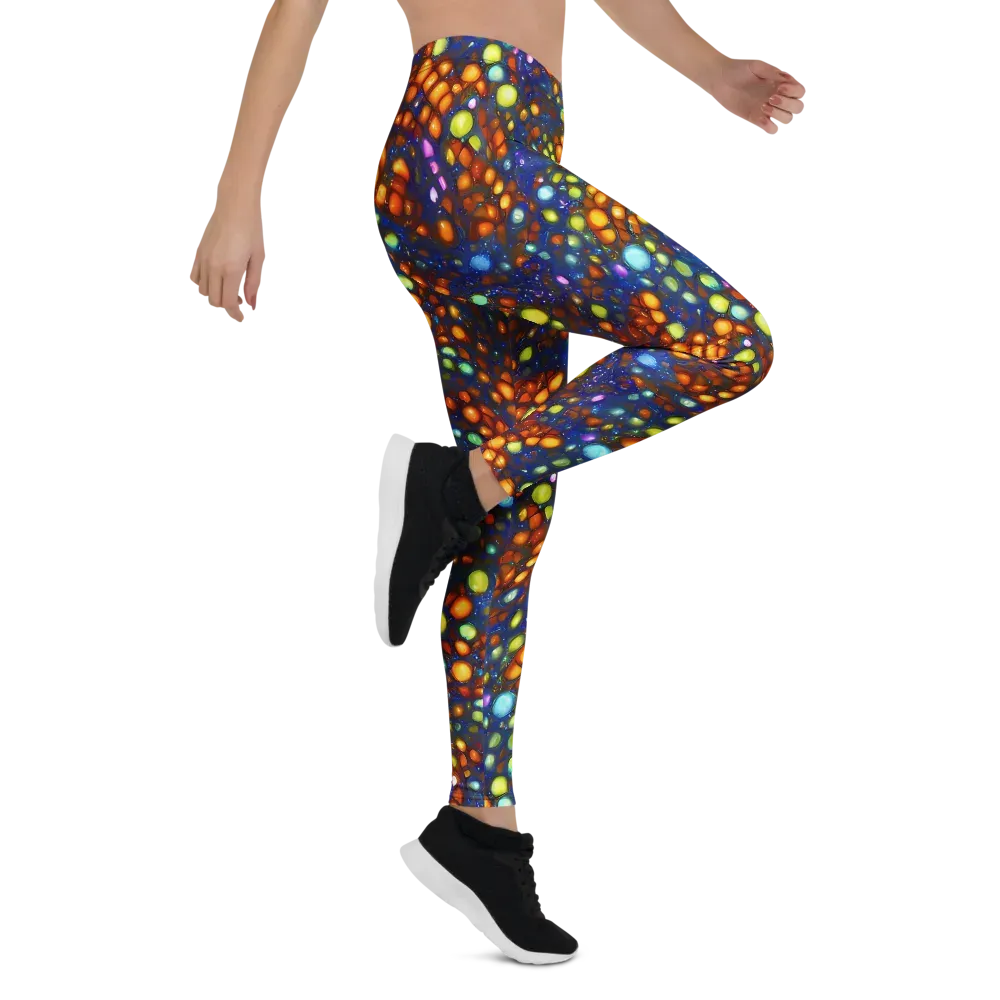 Electric Pebble on Leggings — Right