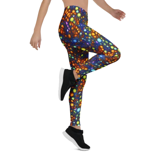 Electric Pebble on a Leggings