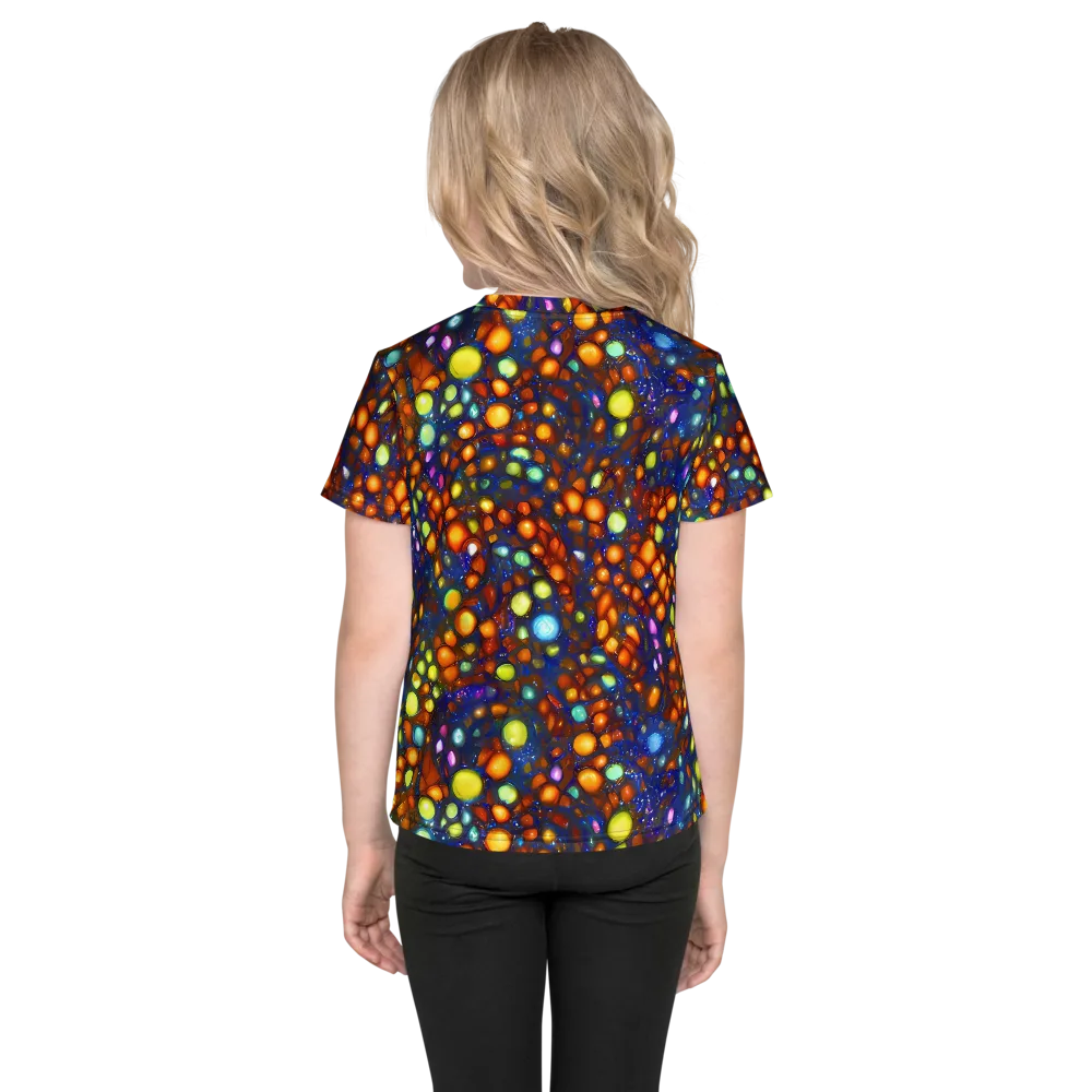 Electric Pebble on Kids Crew Neck T-Shirt — Back