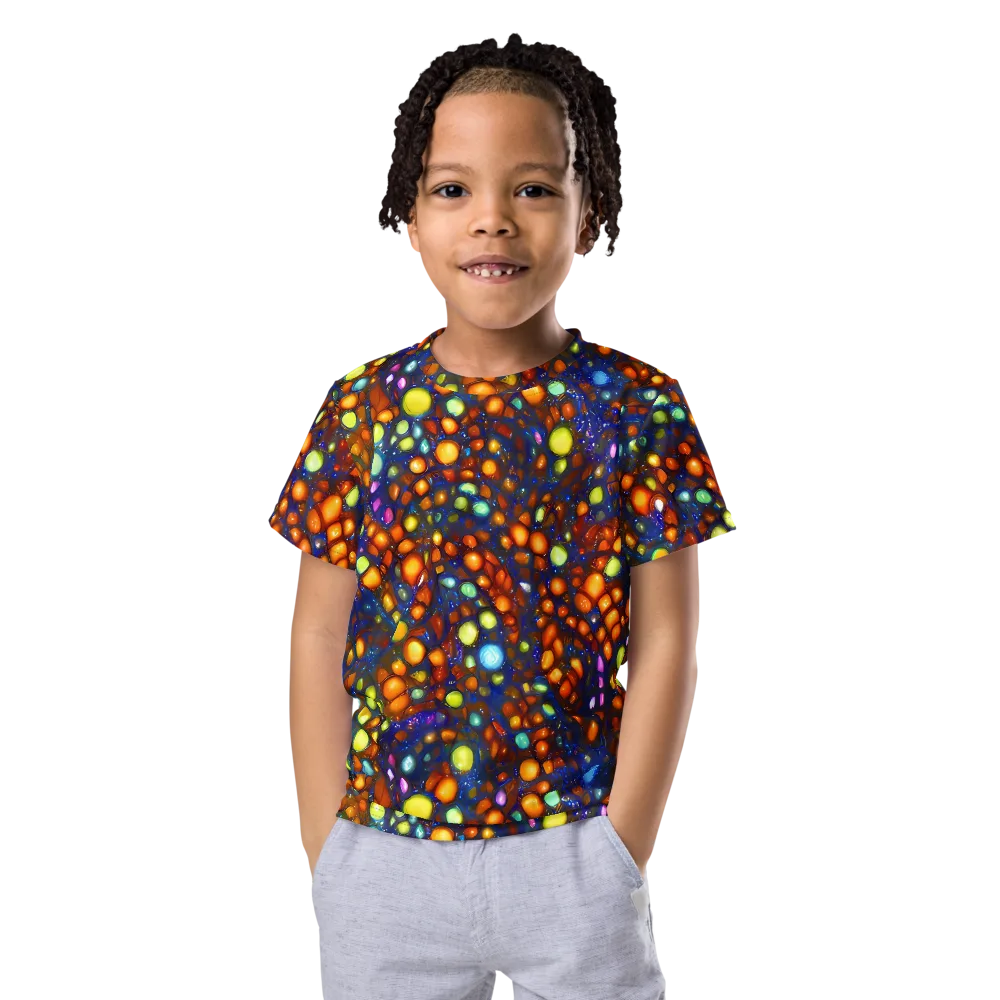 Electric Pebble on Kids Crew Neck T-Shirt — Front