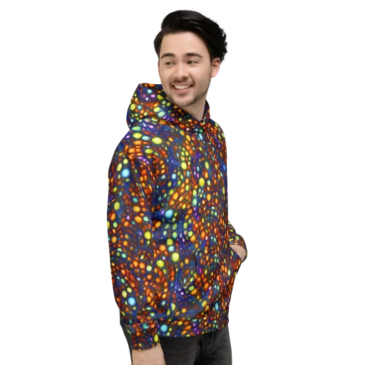 Electric Pebble on a Hoodie