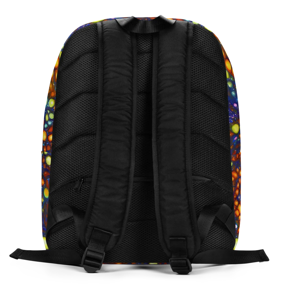 Electric Pebble on Minimalist Backpack — Back
