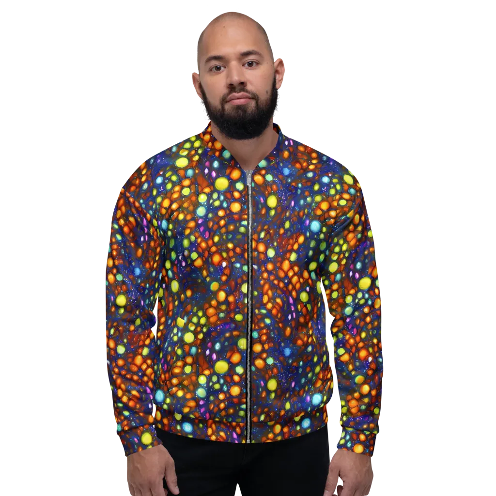 Electric Pebble on Bomber Jacket — Front