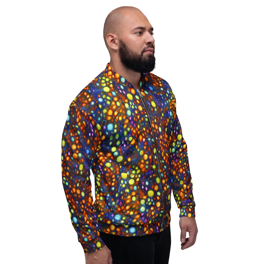 Electric Pebble on Bomber Jacket — Right