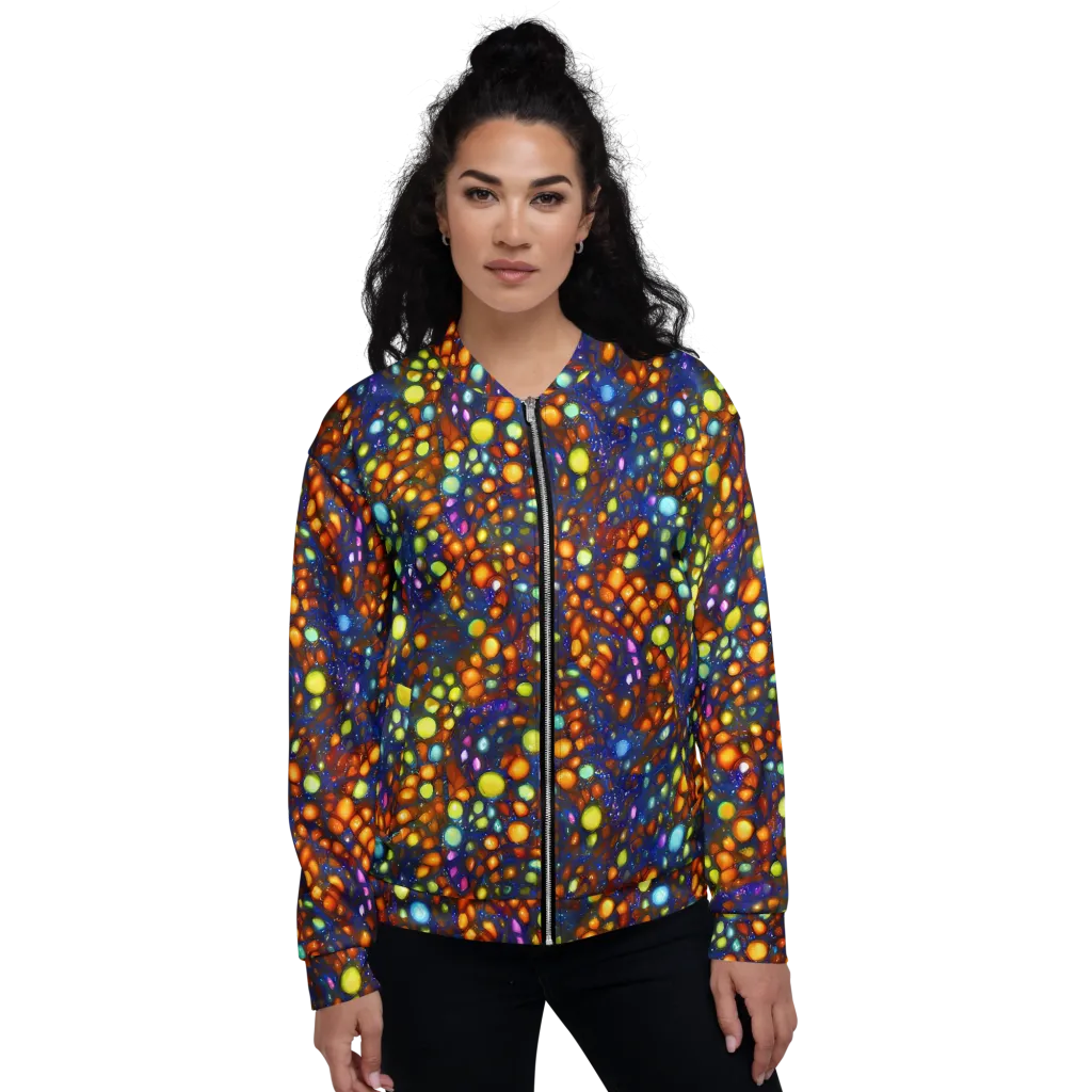Electric Pebble on Bomber Jacket — Front