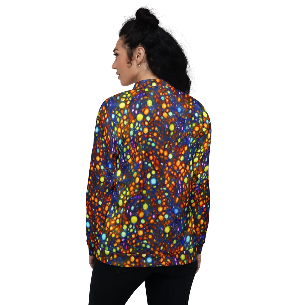 Electric Pebble on Bomber Jacket — Back