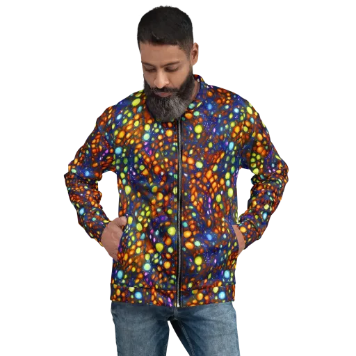 Electric Pebble on a Bomber Jacket