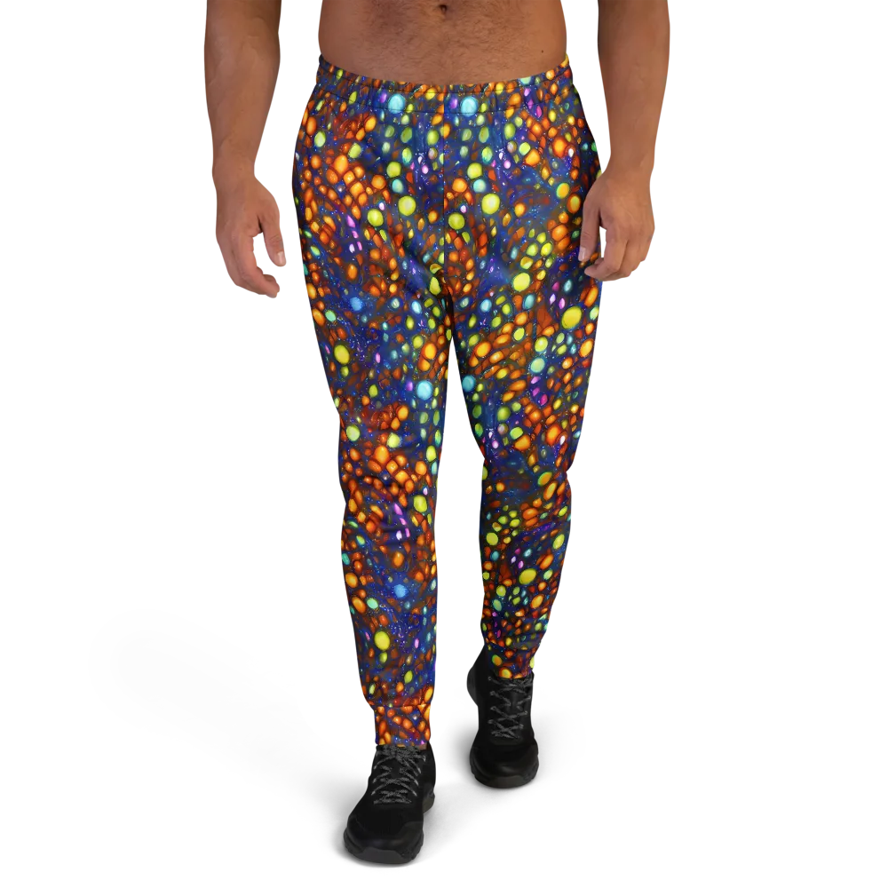 Electric Pebble on Men's Joggers — Front