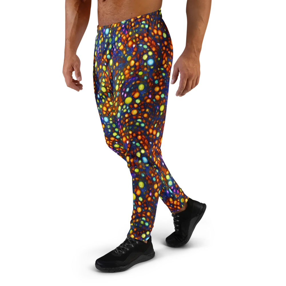Electric Pebble on Men's Joggers — Left